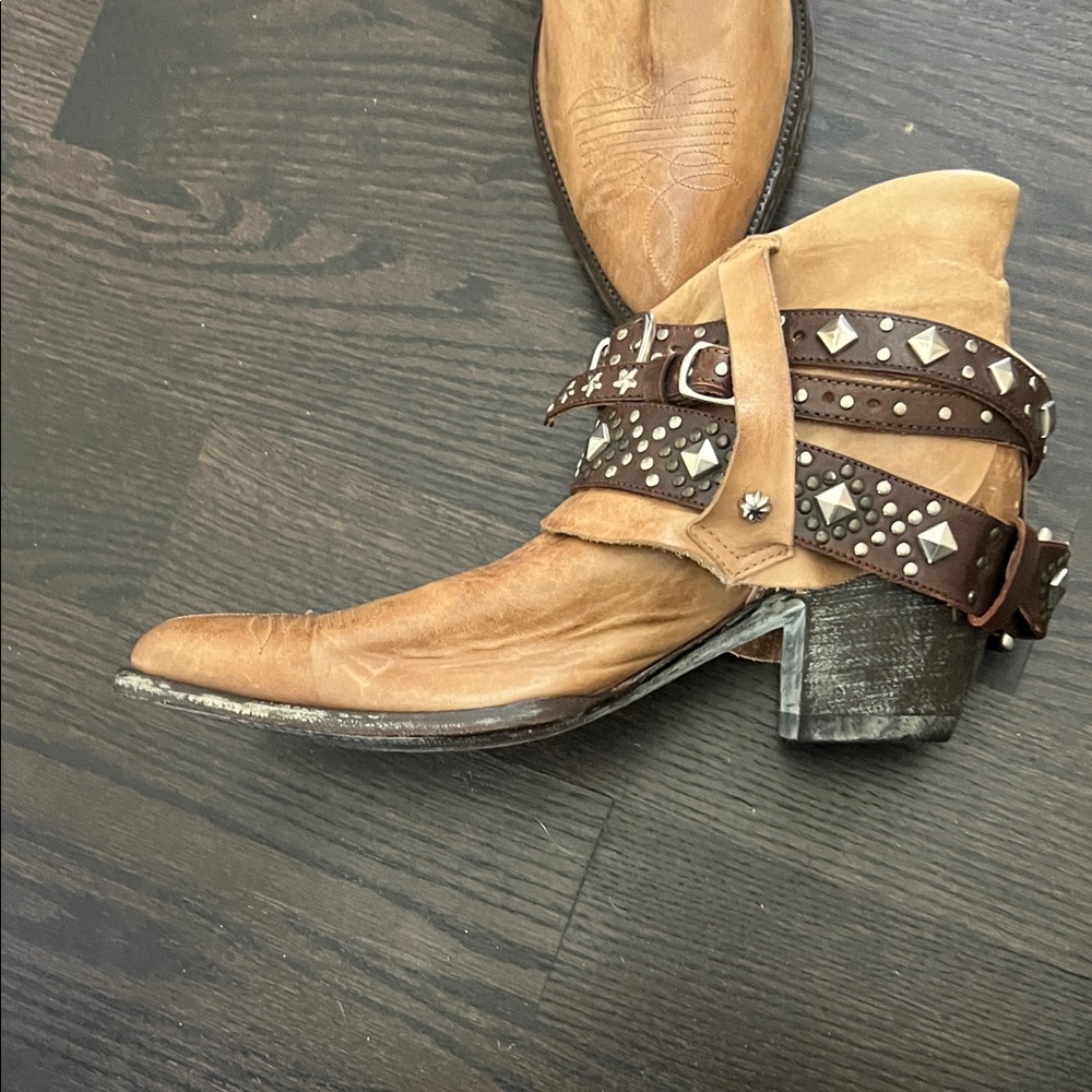 Old Gringo NEW Studded Leather Ankle Boots - Picture 5 of 8